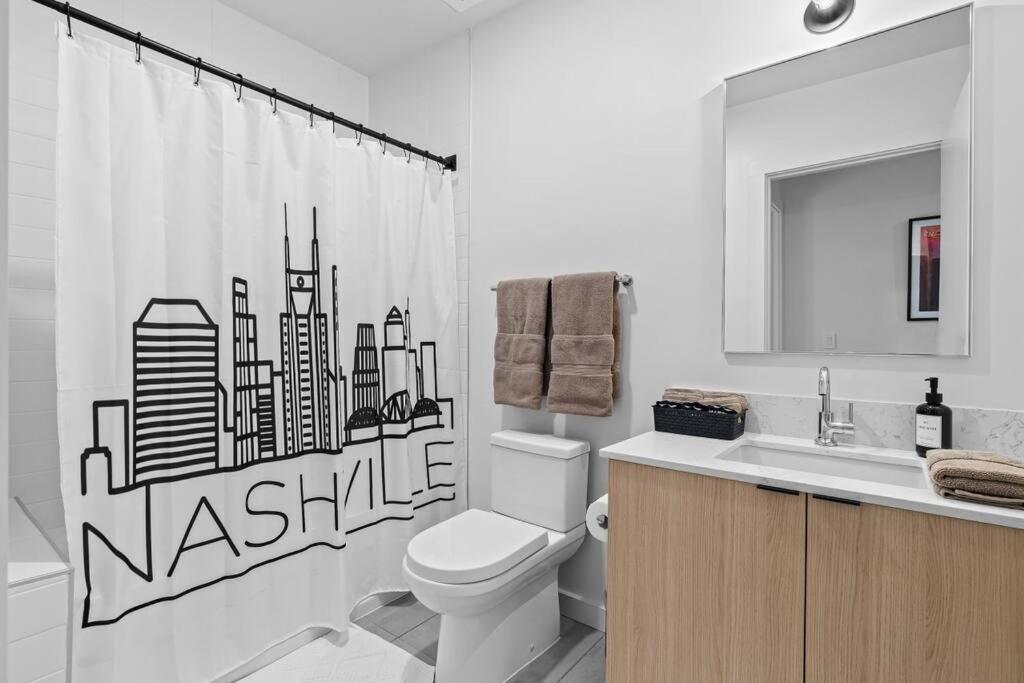 Skyline View, Pool, Gym, Balcony'S, Walk To Bway! Apartment Nashville Luaran gambar